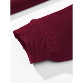 Men's Gothic Thorns Graphic Hoodie - Fall/Winter Casual Knit Fabric Zip-Up Hooded Sweatshirt with Geometric Pattern - 100% Polyester Slight Stretch Regular Fit