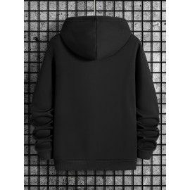 IT'S A JAY THING Print Hoodie, Cool Hoodies For Men, Casual Hooded Sweatshirt With Kangaroo Pocket For Winter And Fall